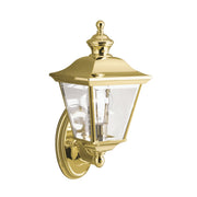 Kichler - 9713PB - One Light Outdoor Wall Mount - Bay Shore - Polished Brass
