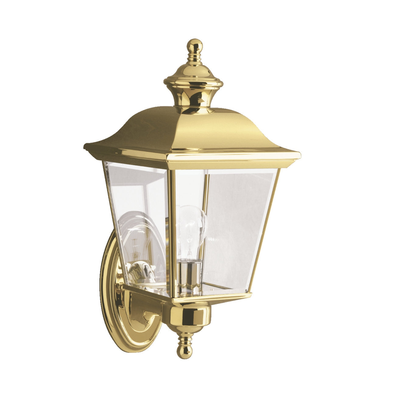 Kichler - 9712PB - One Light Outdoor Wall Mount - Bay Shore - Polished Brass