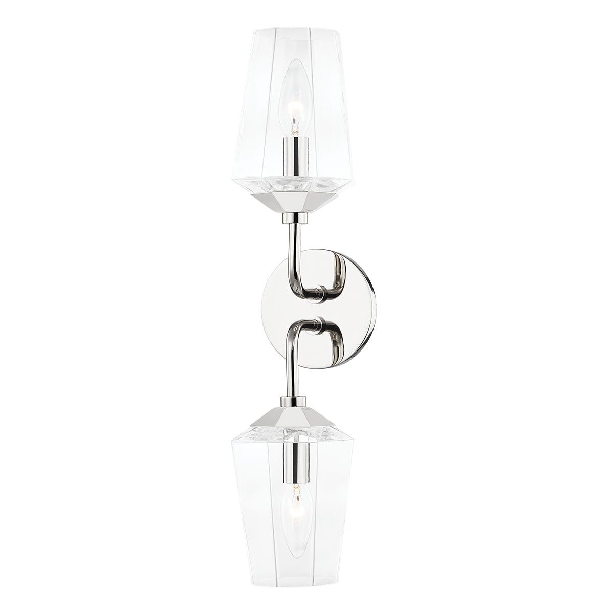 Mitzi - H420302-PN - Two Light Bath and Vanity - Kayla - Polished Nickel