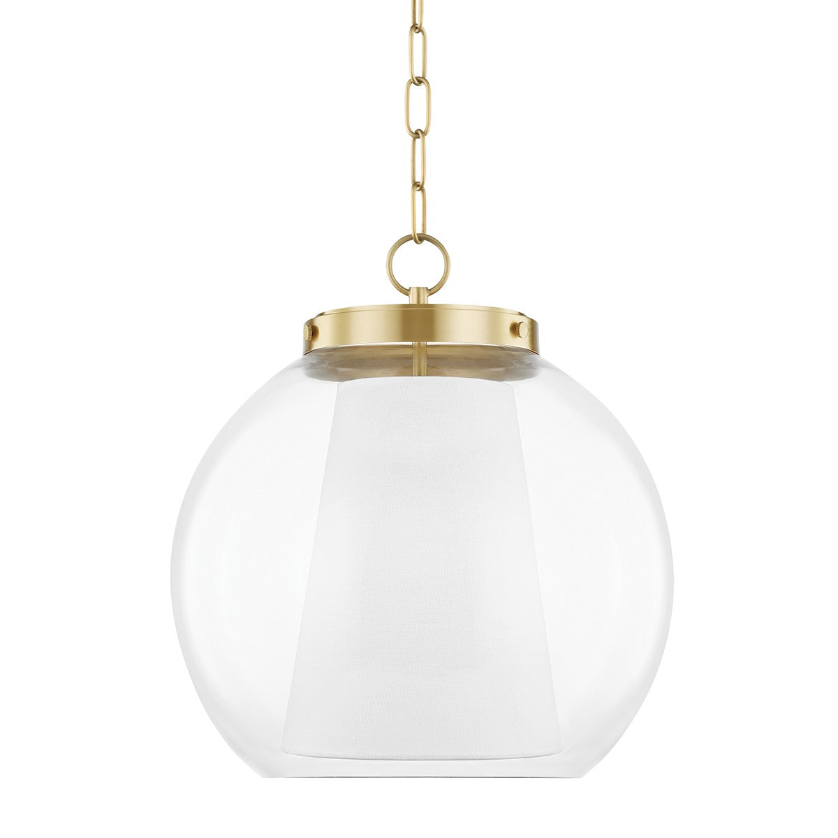 Mitzi - H457701L-AGB - One Light Pendant - Sasha - Aged Brass