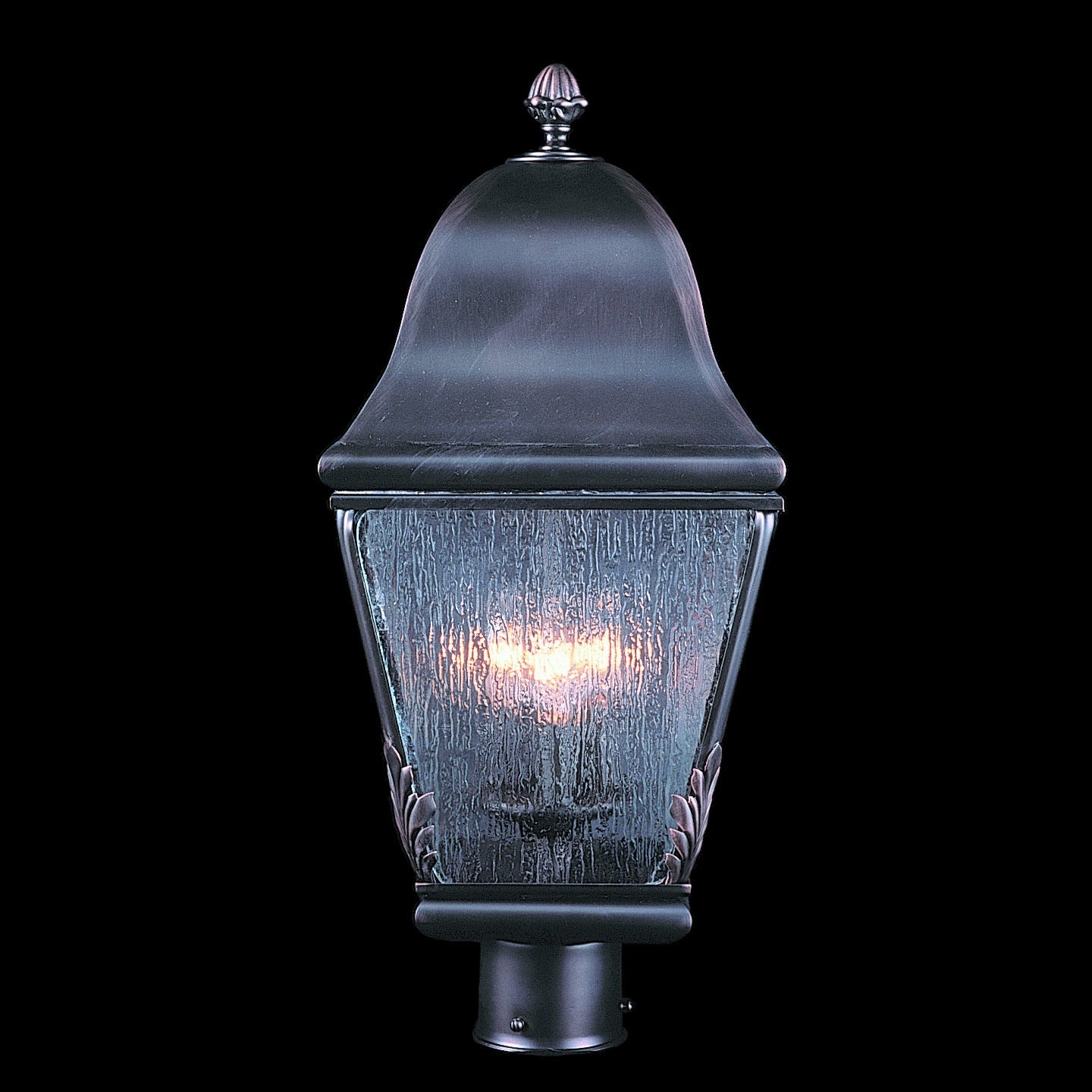 Framburg - 9591 SBR - Three Light Exterior Post Mount - Coeur De Lion - Siena Bronze