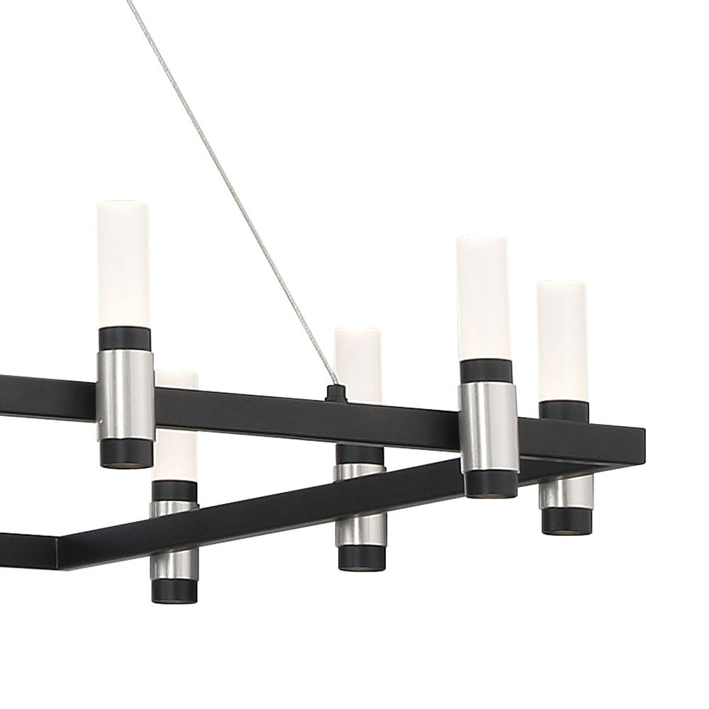 Eurofase - 37048-013 - LED Chandelier - Altamont - Satin Nickel Black