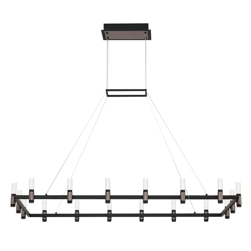 Eurofase - 37048-013 - LED Chandelier - Altamont - Satin Nickel Black