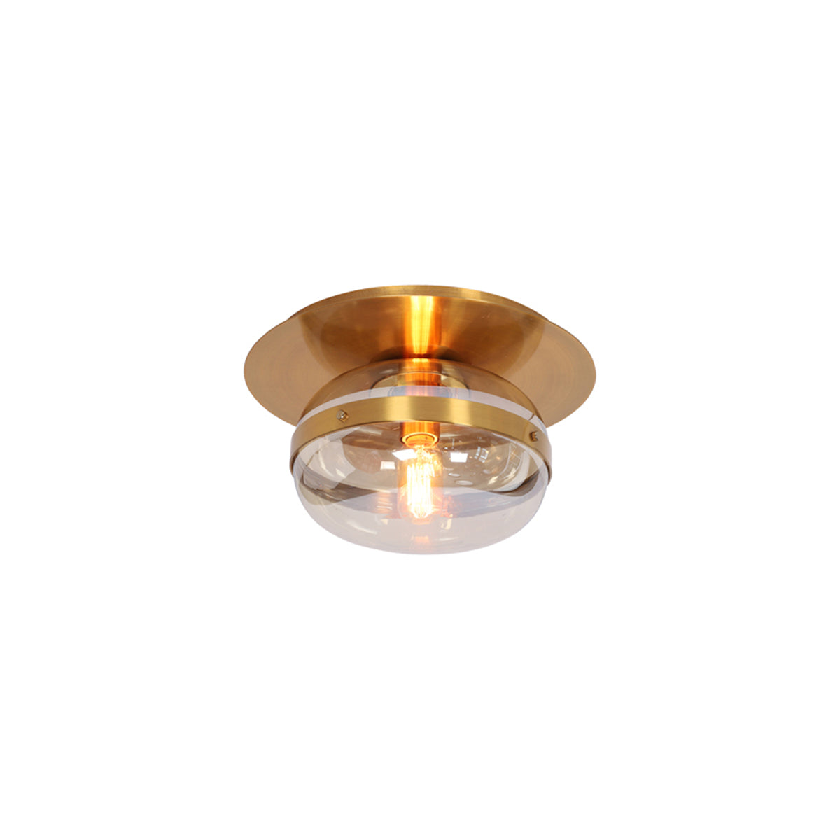 Eurofase - 37086-015 - One Light Flushmount - Nottingham - Brass