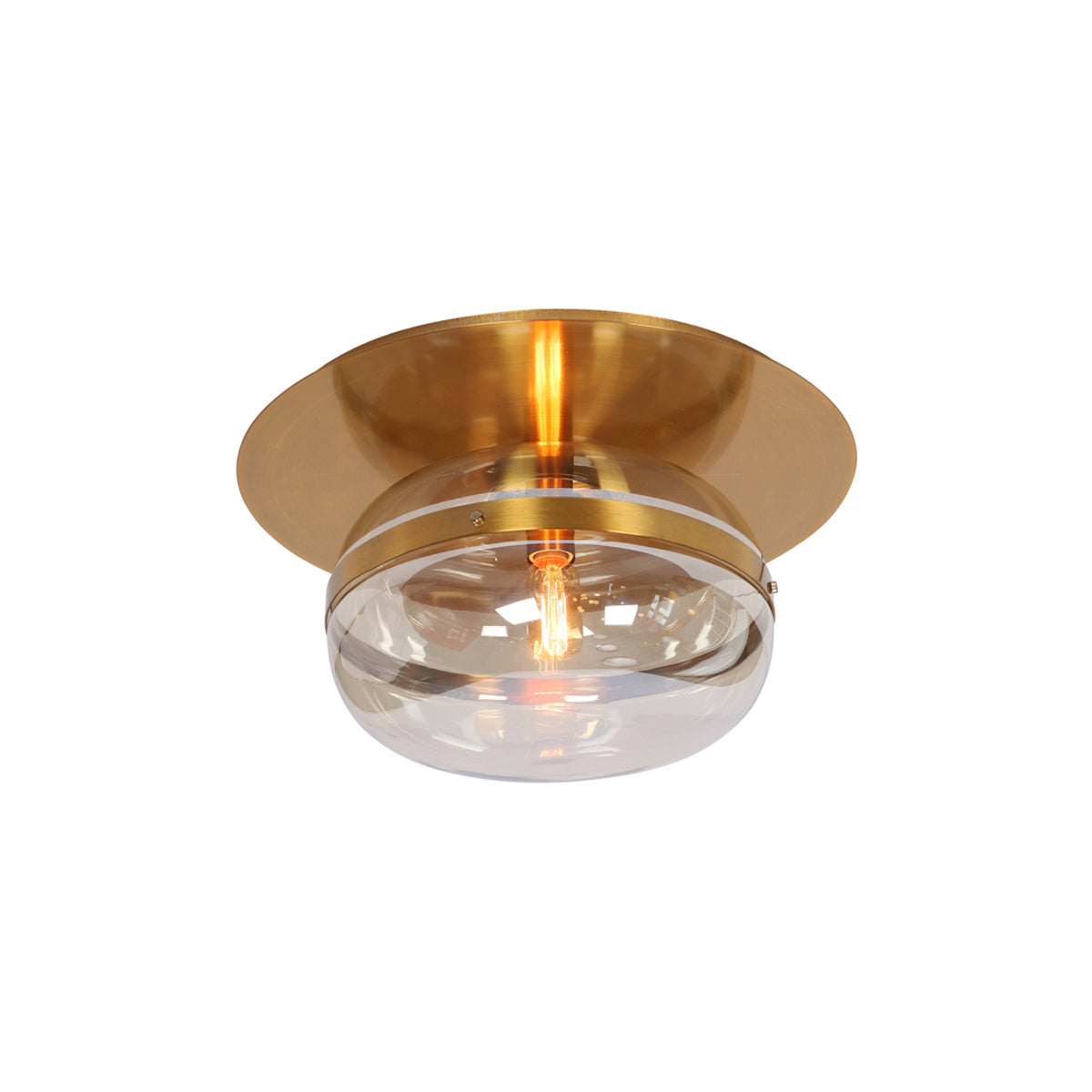 Eurofase - 37087-012 - One Light Flushmount - Nottingham - Brass