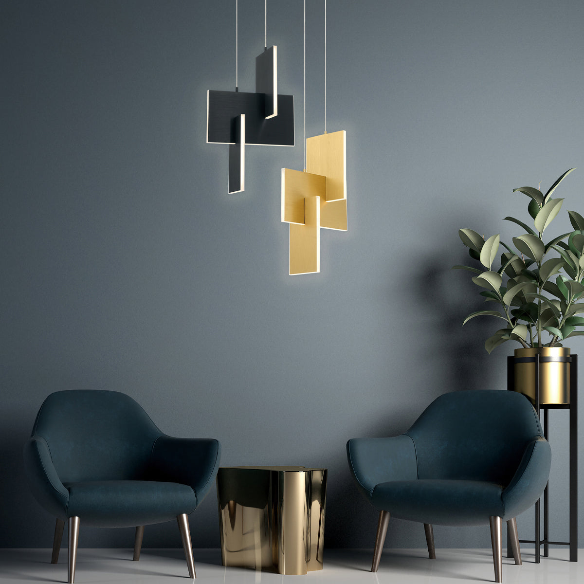 Eurofase - 37347-017 - LED Chandelier - Coburg - Gold