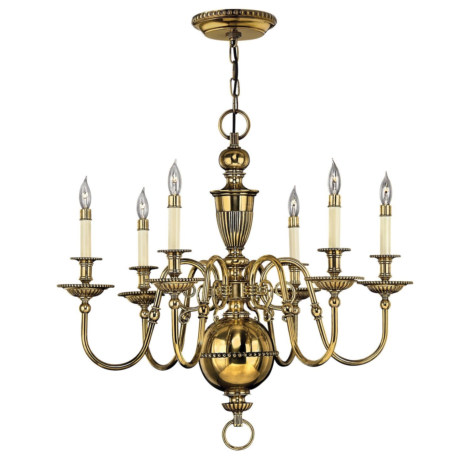 Hinkley - 4416BB - LED Foyer Pendant - Cambridge - Burnished Brass