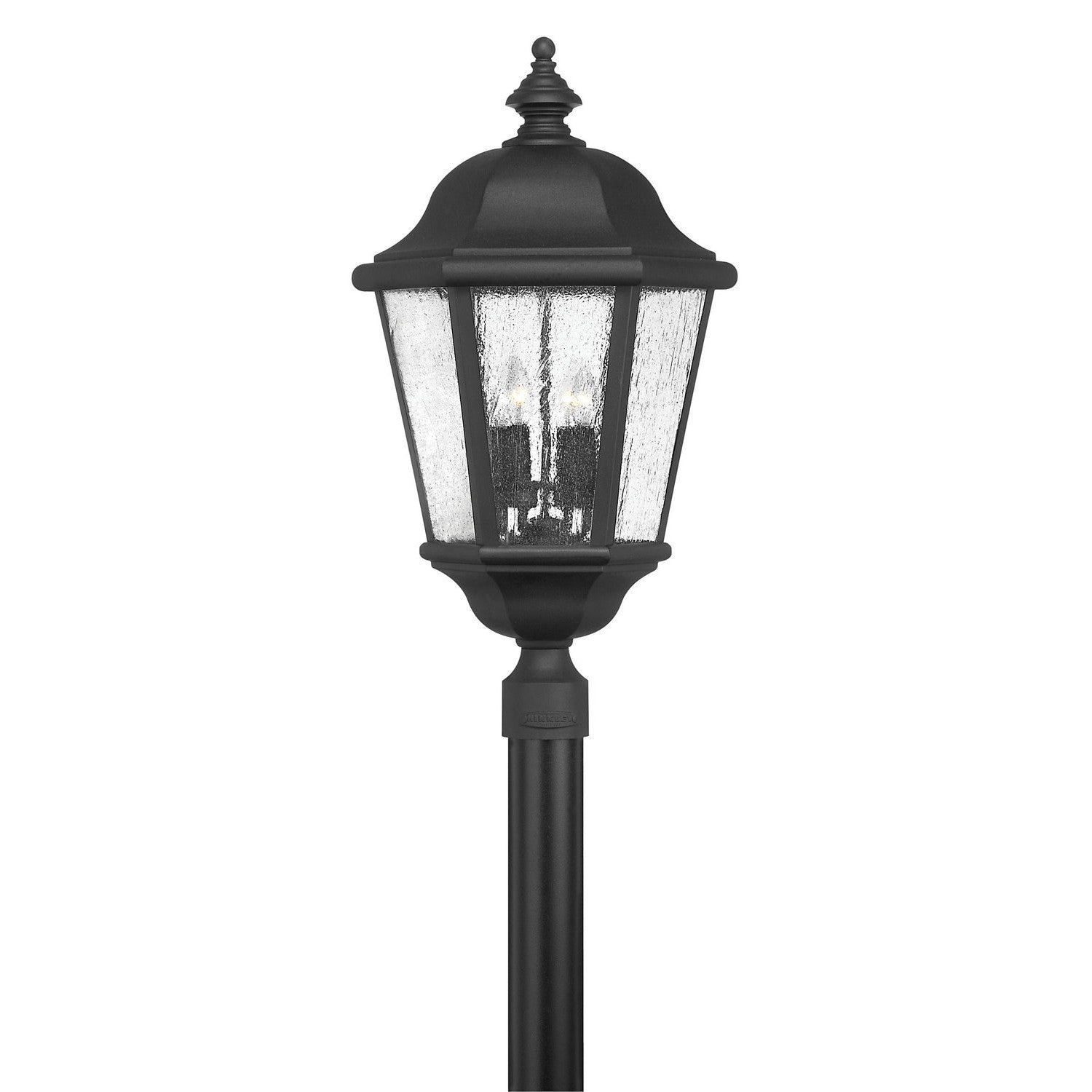 Hinkley - 1677BK - LED Post Mount - Edgewater - Black
