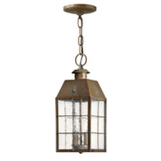Hinkley - 2372AS - LED Hanging Lantern - Nantucket - Aged Brass