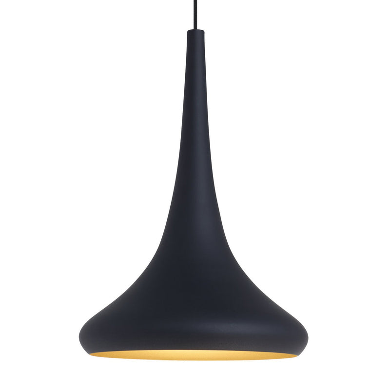 Visual Comfort Modern - 700TDNOEBG - One Light Pendant - Noema - Black/Gold