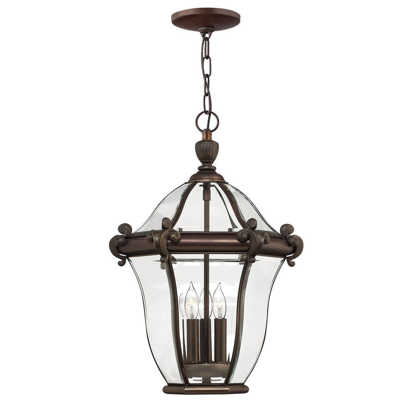 Hinkley - 2442CB - LED Hanging Lantern - San Clemente - Copper Bronze