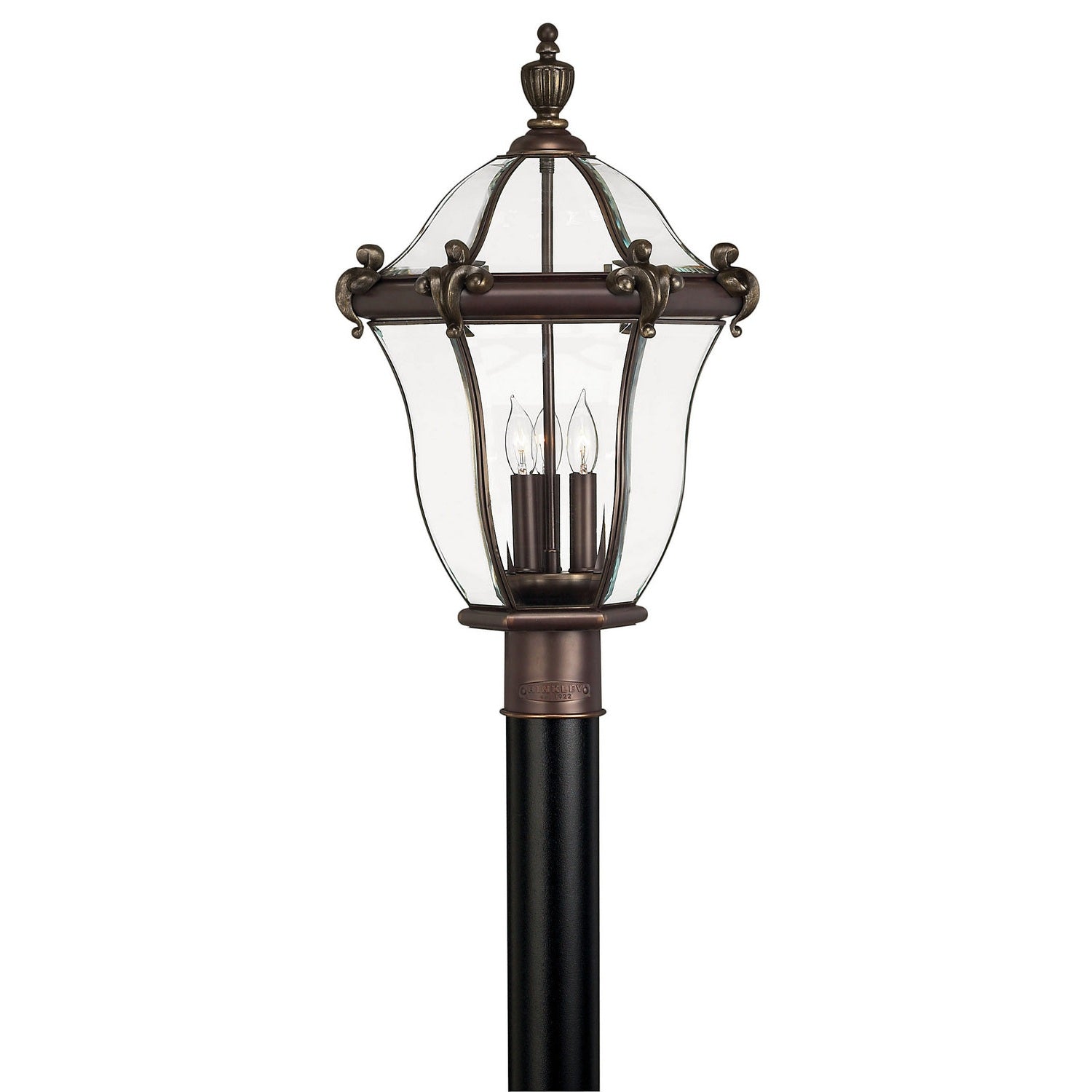 Hinkley - 2441CB - LED Post Top/ Pier Mount - San Clemente - Copper Bronze