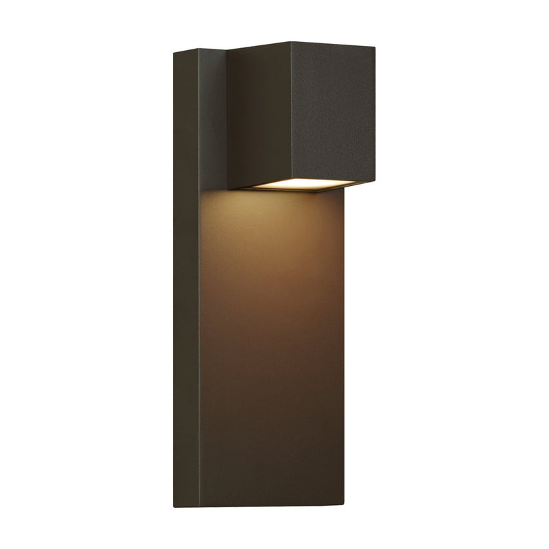 Visual Comfort Modern - 700WSQDRZ-LEDWD - LED Outdoor Wall Lantern - Quadrate - Bronze