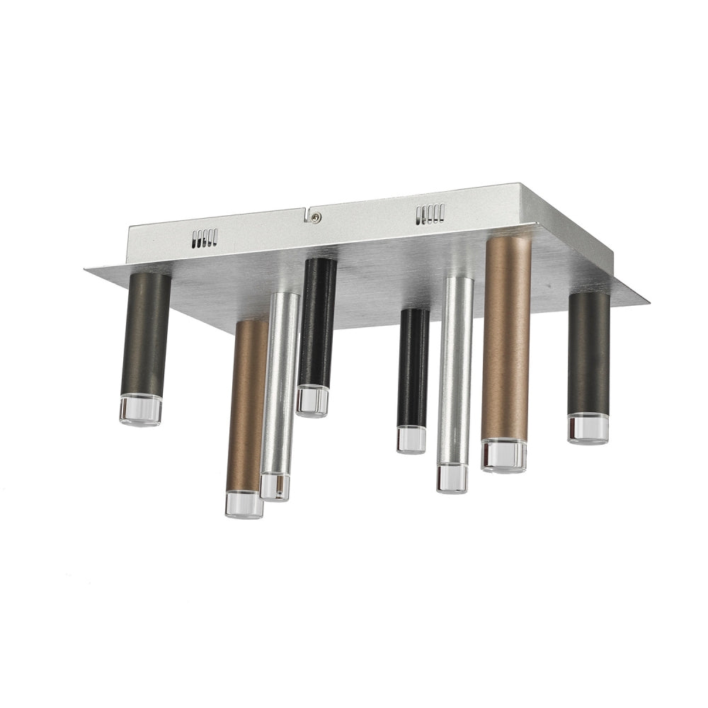 Artcraft - AC7087MU - LED Flush Mount - Galiano - Black, Copper, Satin Aluminum