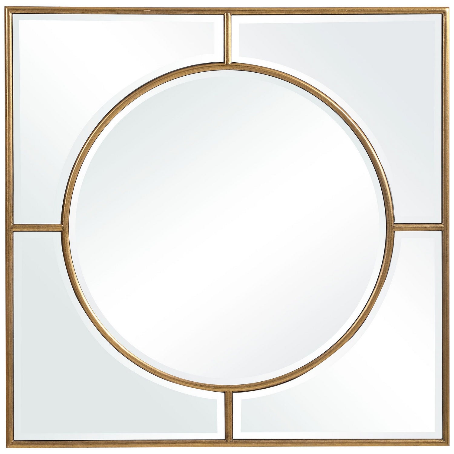 Uttermost - 09673 - Mirror - Stanford - Brushed Gold