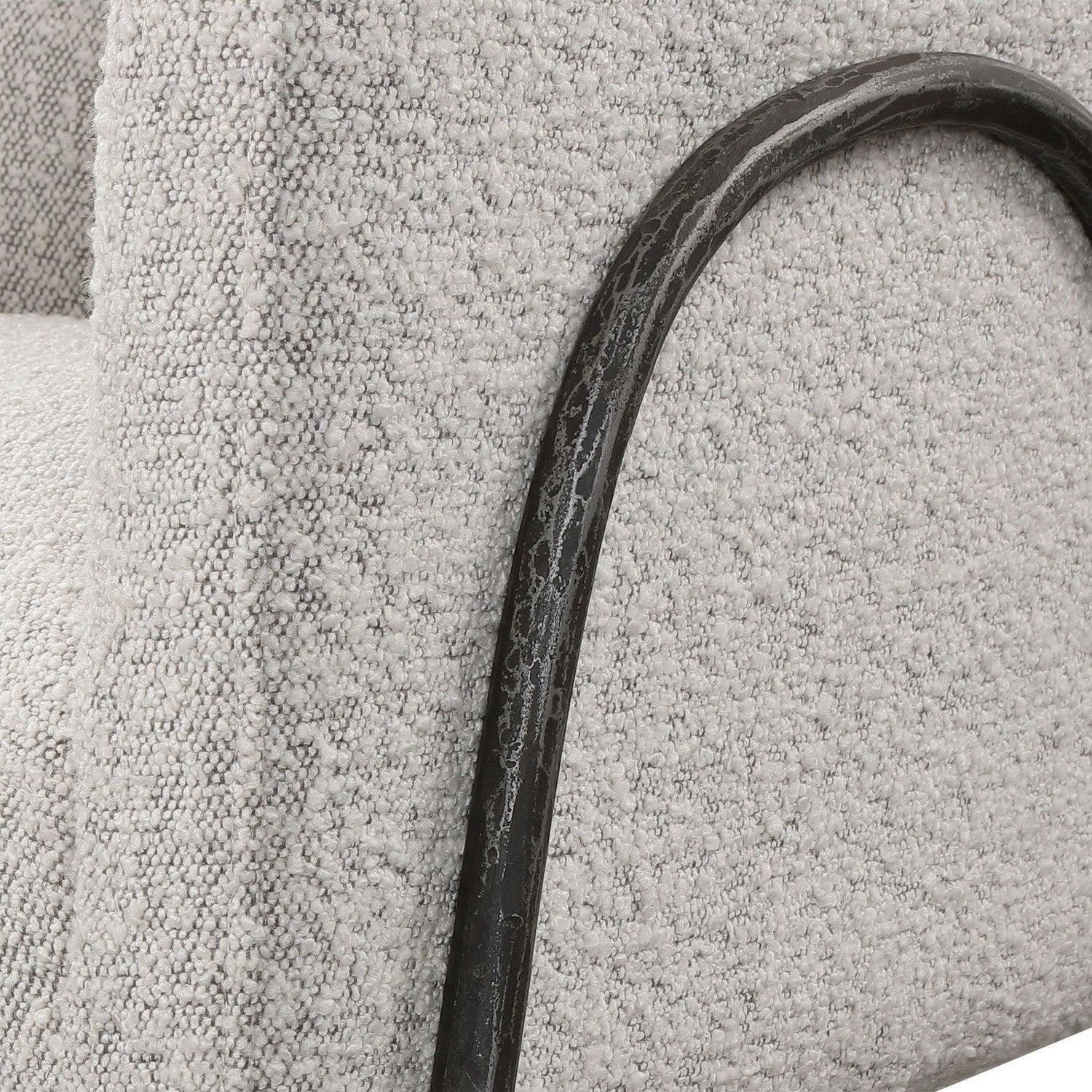 Uttermost - 23571 - Accent Chair - Jacobsen - Aged Black Iron