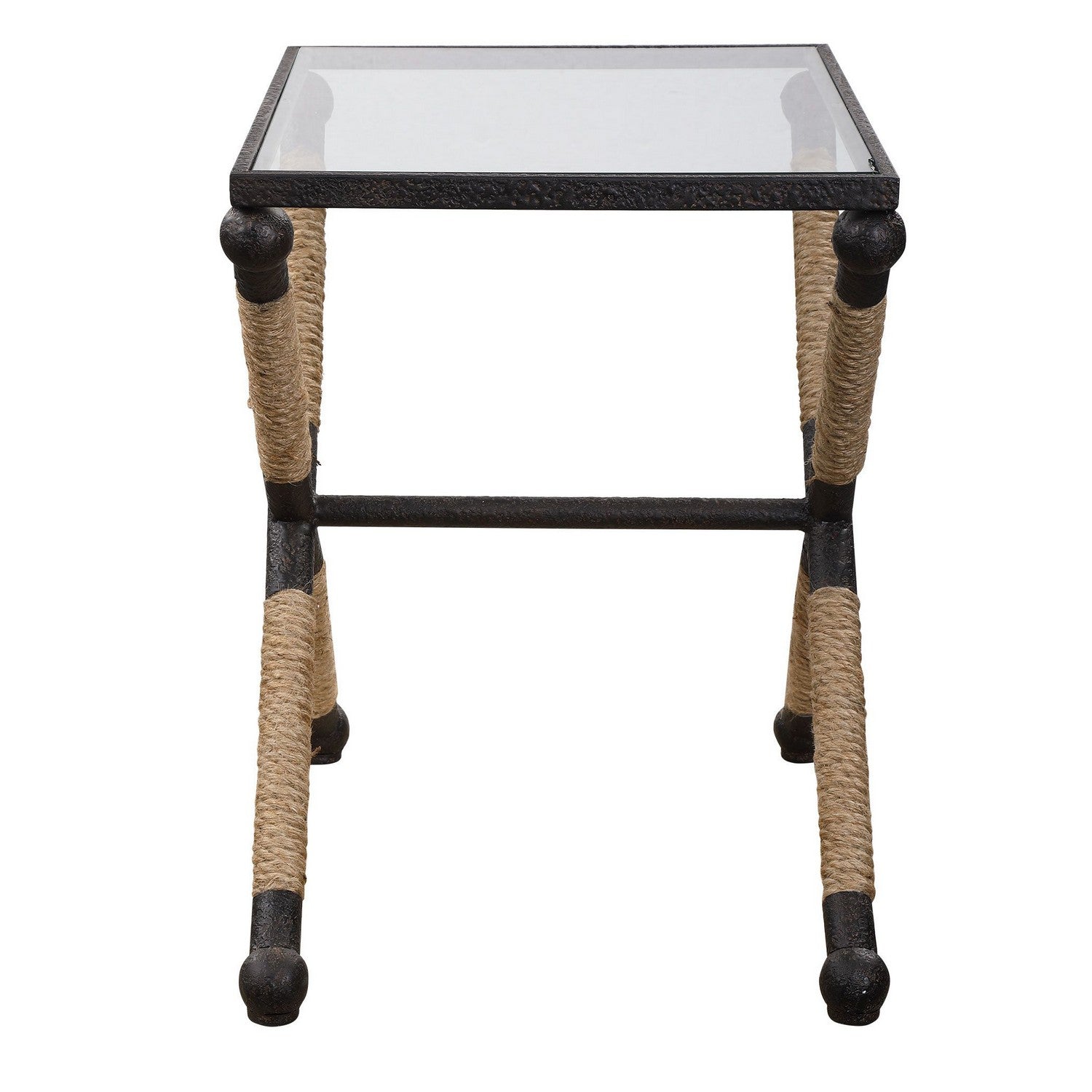 Uttermost - 24983 - Accent Table - Braddock - Rustic Iron