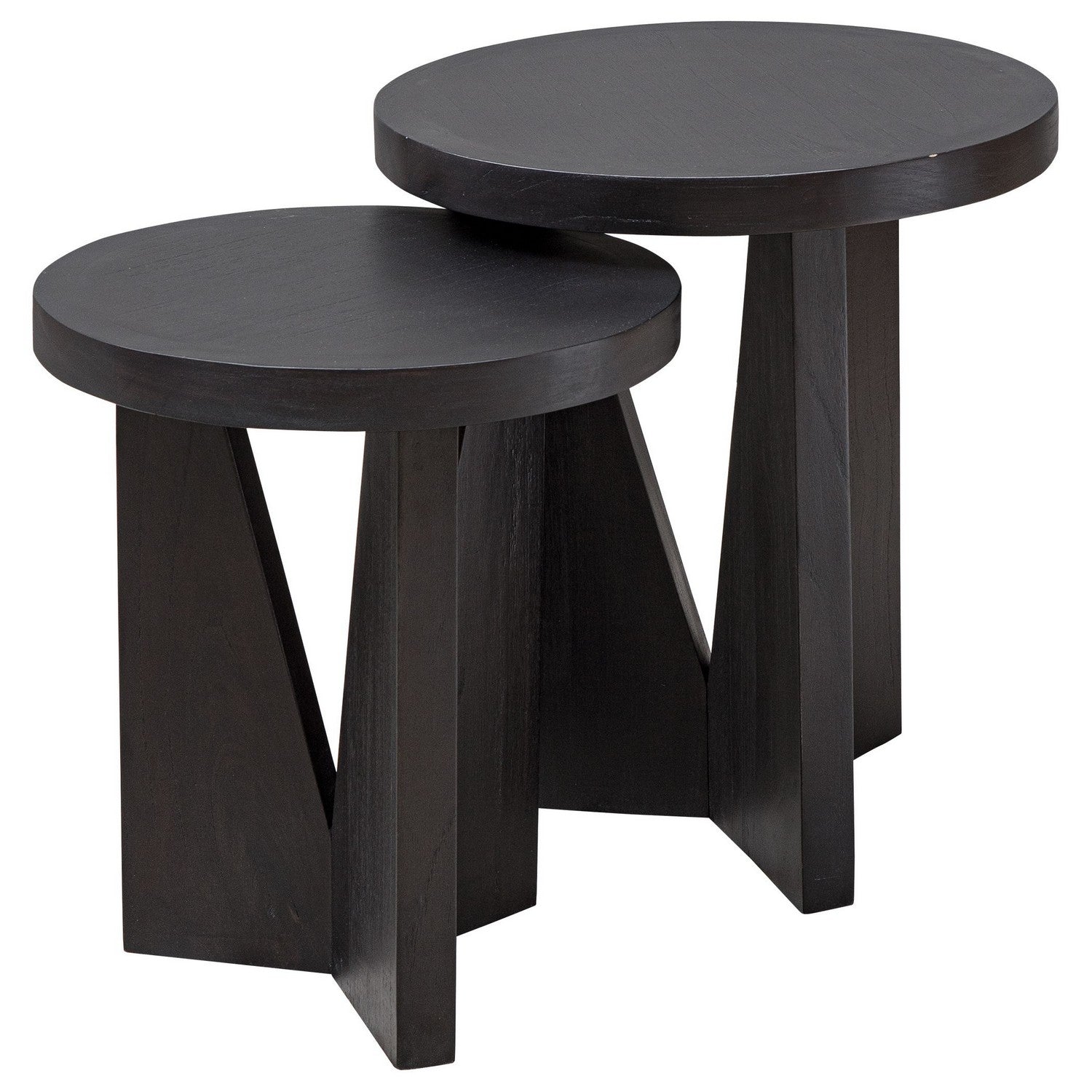 Uttermost - 25467 - Nesting Tables, S/2 - Nadette - Dark Espresso