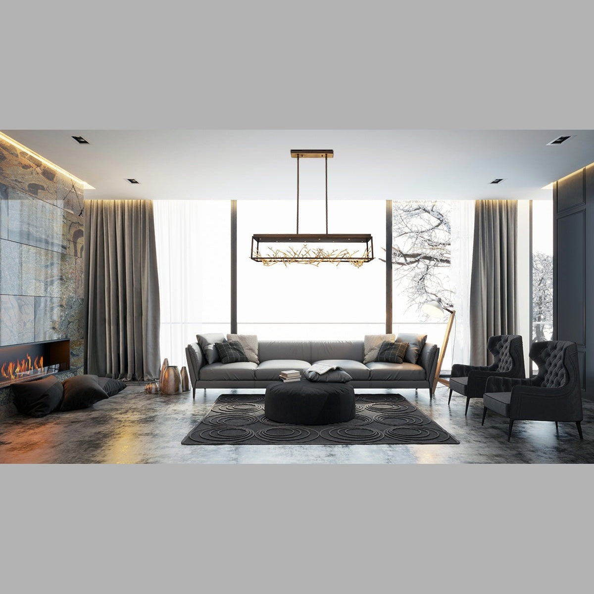 Eurofase - 35642-015 - LED Chandelier - Aerie - Gold-Black