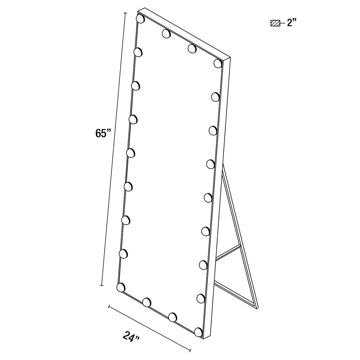 Eurofase - 35884-019 - LED Mirror - Mirror - Black