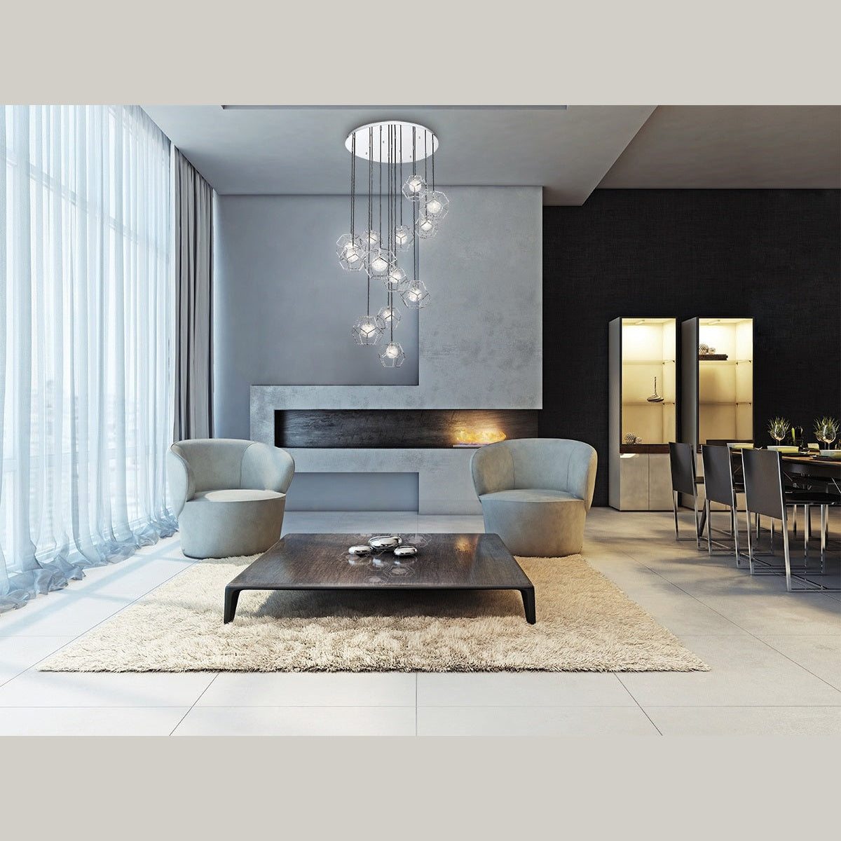 Eurofase - 35904-014 - LED Chandelier - Norway - Chrome