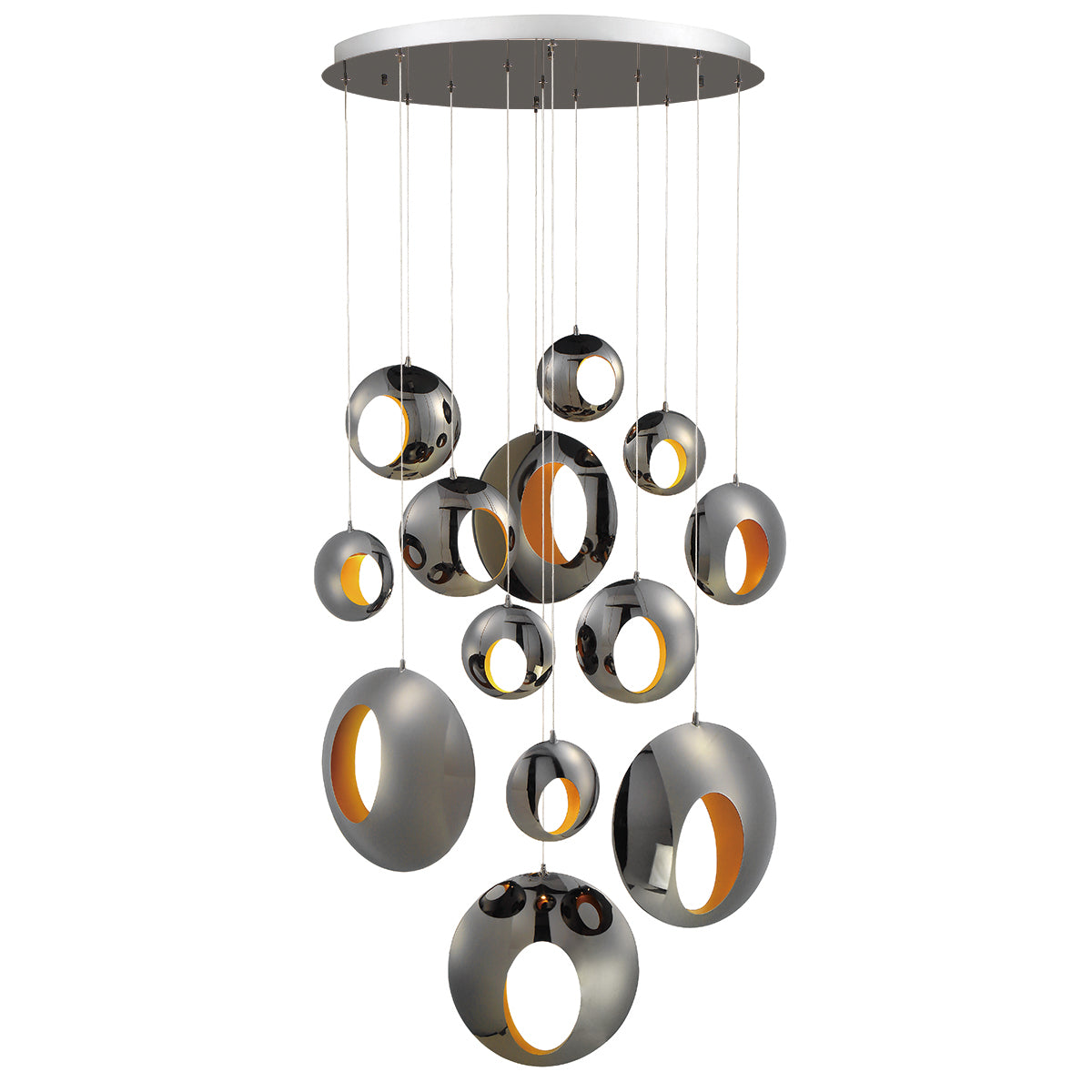 Eurofase - 35910-015 - LED Chandelier - Arlington - Chrome Black