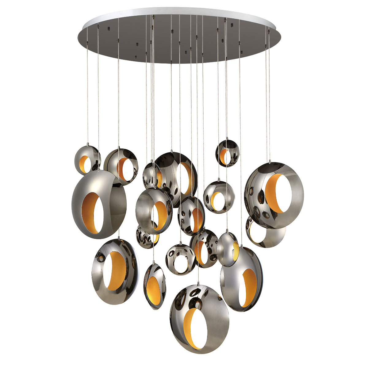 Eurofase - 35911-012 - LED Chandelier - Arlington - Chrome Black