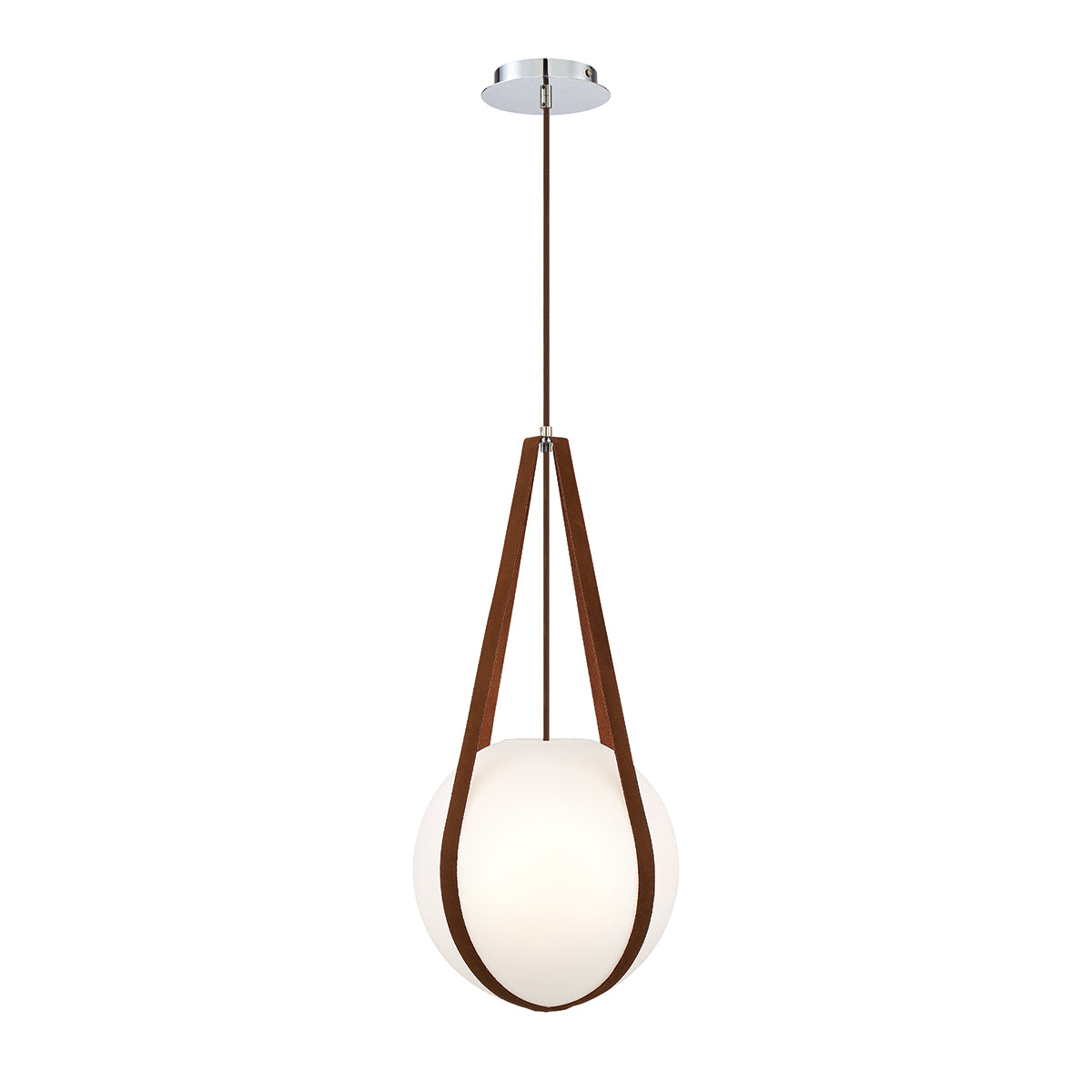 Eurofase - 35990-017 - One Light Pendant - Rosemount - Chrome-Wh
