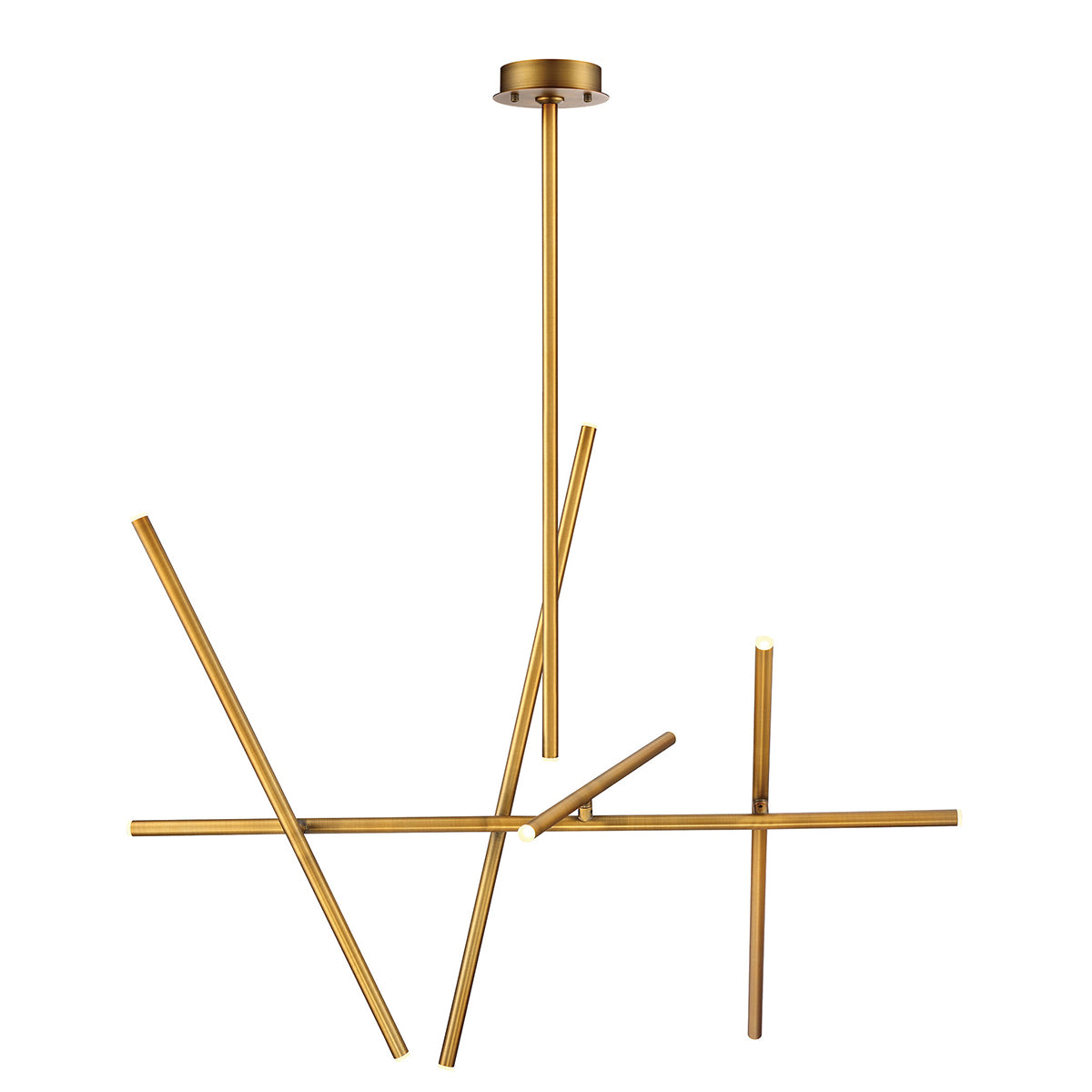 Eurofase - 36250-035 - LED Chandelier - Crossroads - Brass