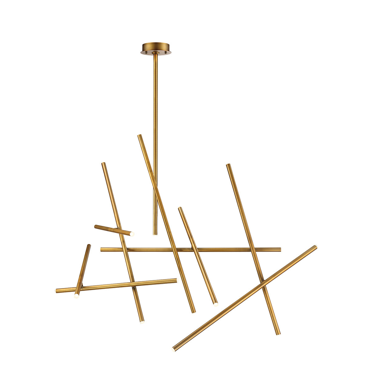 Eurofase - 36251-032 - LED Chandelier - Crossroads - Brass