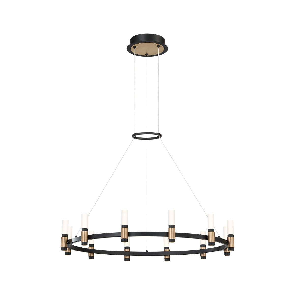 Eurofase - 37043-018 - LED Chandelier - Albany - Brass-Black
