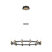 Eurofase - 37043-018 - LED Chandelier - Albany - Brass-Black
