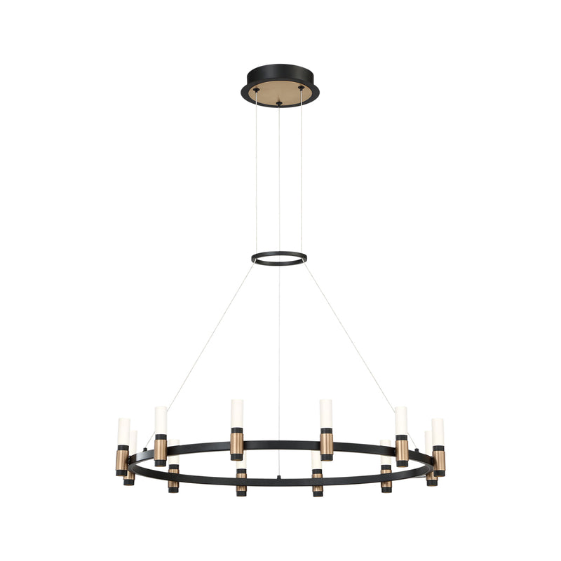 Eurofase - 37043-018 - LED Chandelier - Albany - Brass-Black