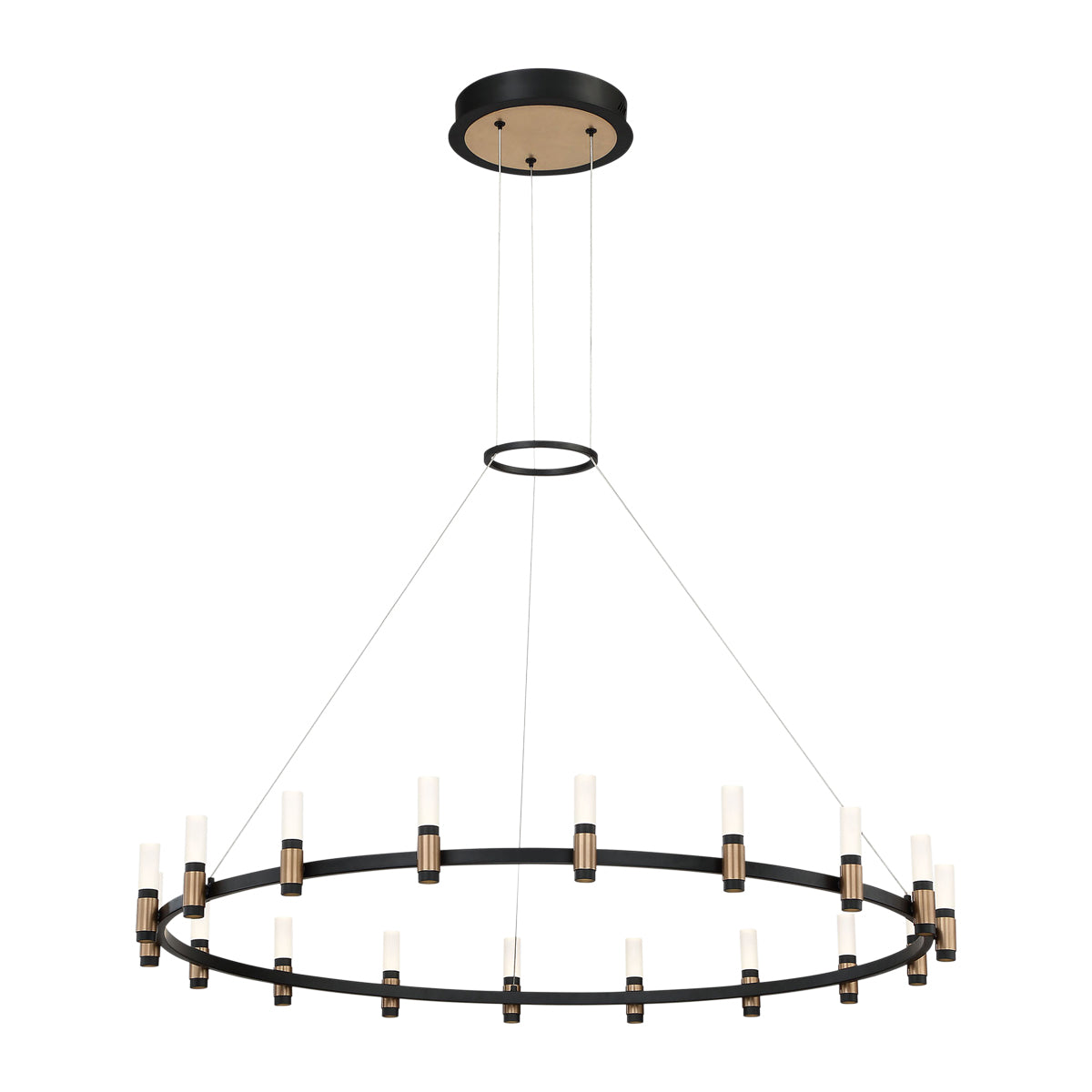 Eurofase - 37044-015 - LED Chandelier - Albany - Brass-Black