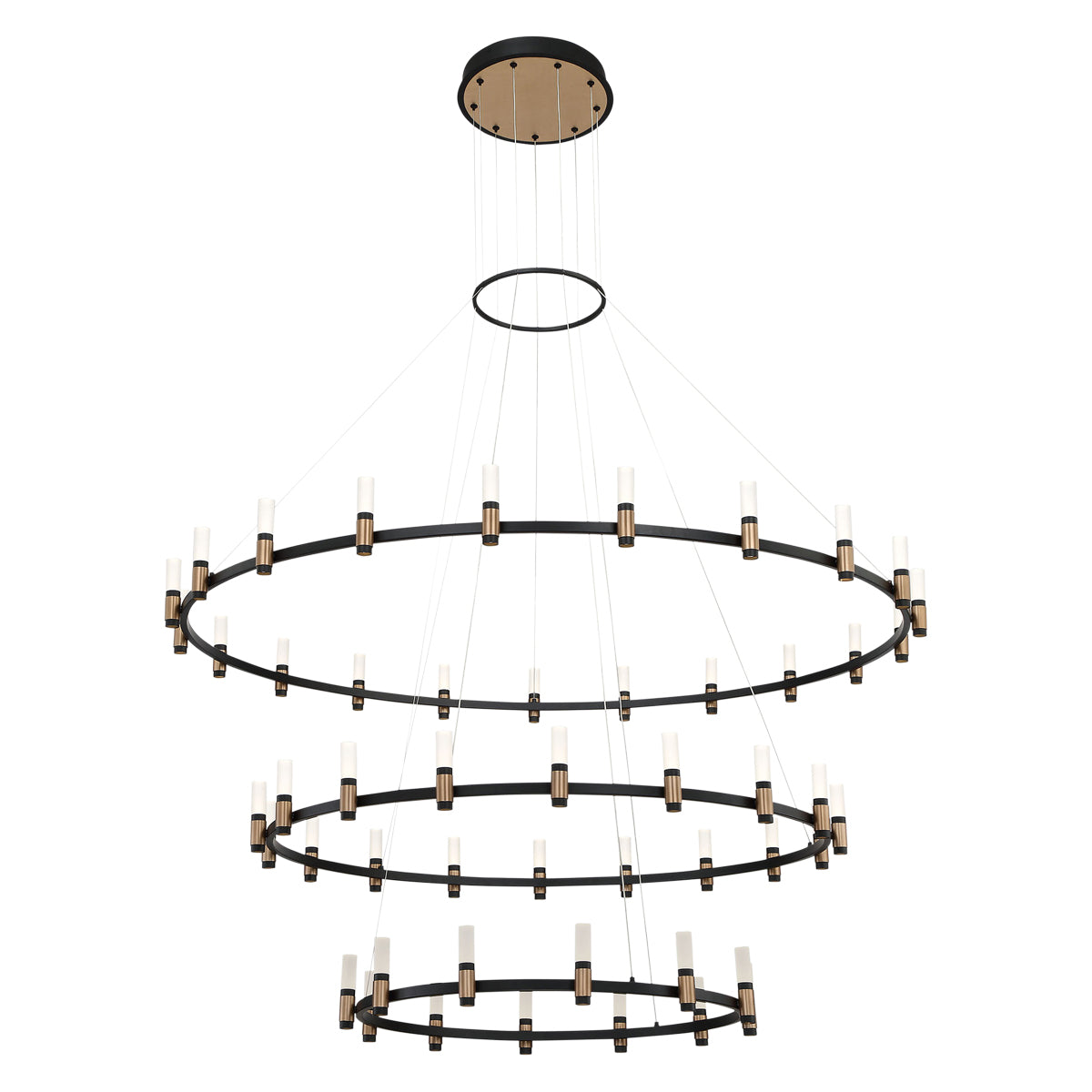 Eurofase - 37046-019 - LED Chandelier - Albany - Brass-Black