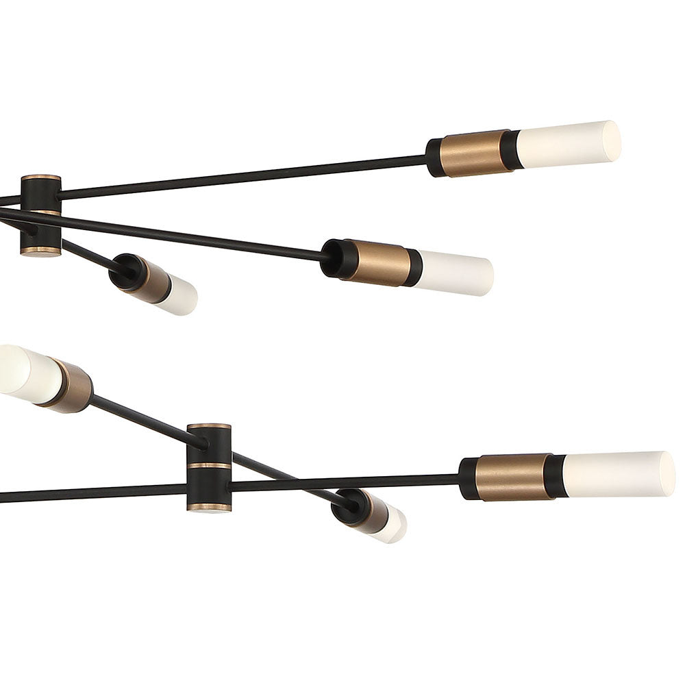 Eurofase - 37051-013 - LED Chandelier - Albany - Brass-Black