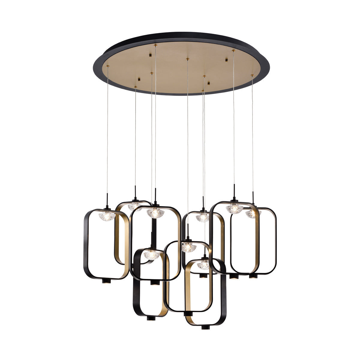 Eurofase - 37079-017 - LED Chandelier - Dagmar - Gold-Black