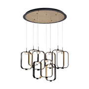 Eurofase - 37079-017 - LED Chandelier - Dagmar - Gold-Black