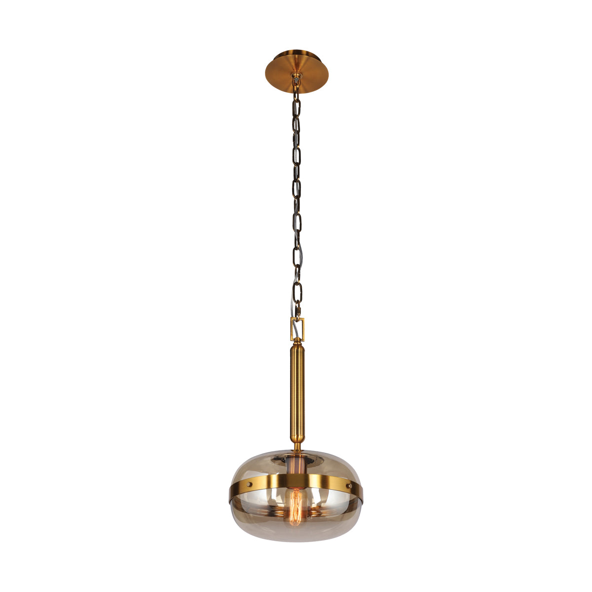 Eurofase - 37196-011 - One Light Pendant - Nottingham - Brass