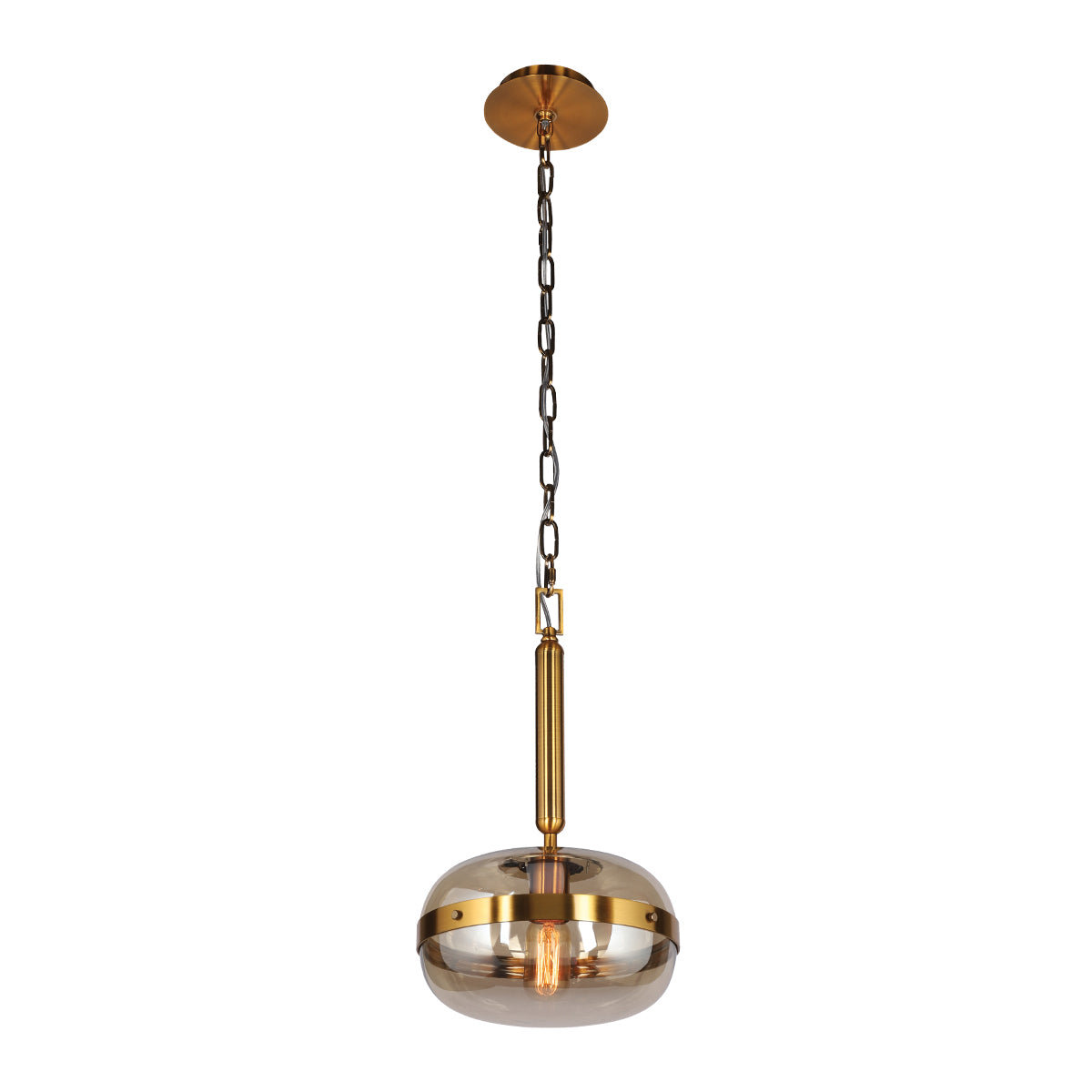 Eurofase - 37197-018 - One Light Pendant - Nottingham - Brass