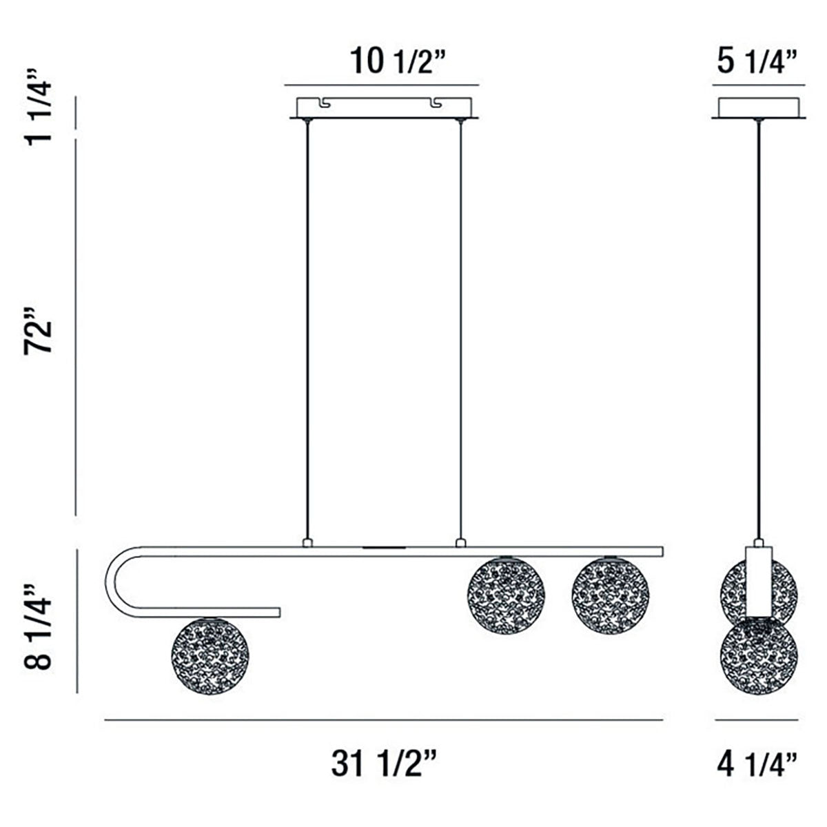 Eurofase - 37350-017 - LED Pendant - Phillimore - Gold