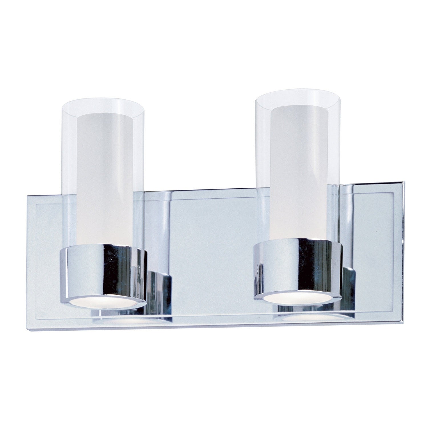 Maxim - 23072CLFTPC/BUL - LED Bath Vanity - Silo - Polished Chrome