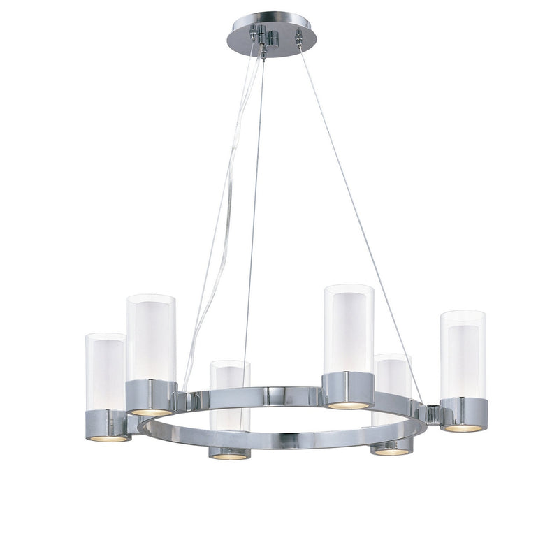 Maxim - 23077CLFTPC/BUL - LED Chandelier - Silo - Polished Chrome