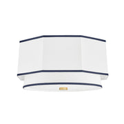 Hudson Valley - 3218-AGB - Two Light Flush Mount - Riverdale - Aged Brass