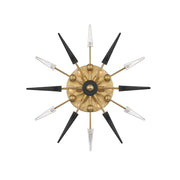 Hudson Valley - 9024-AGB - Six Light Wall Sconce - Sparta - Aged Brass
