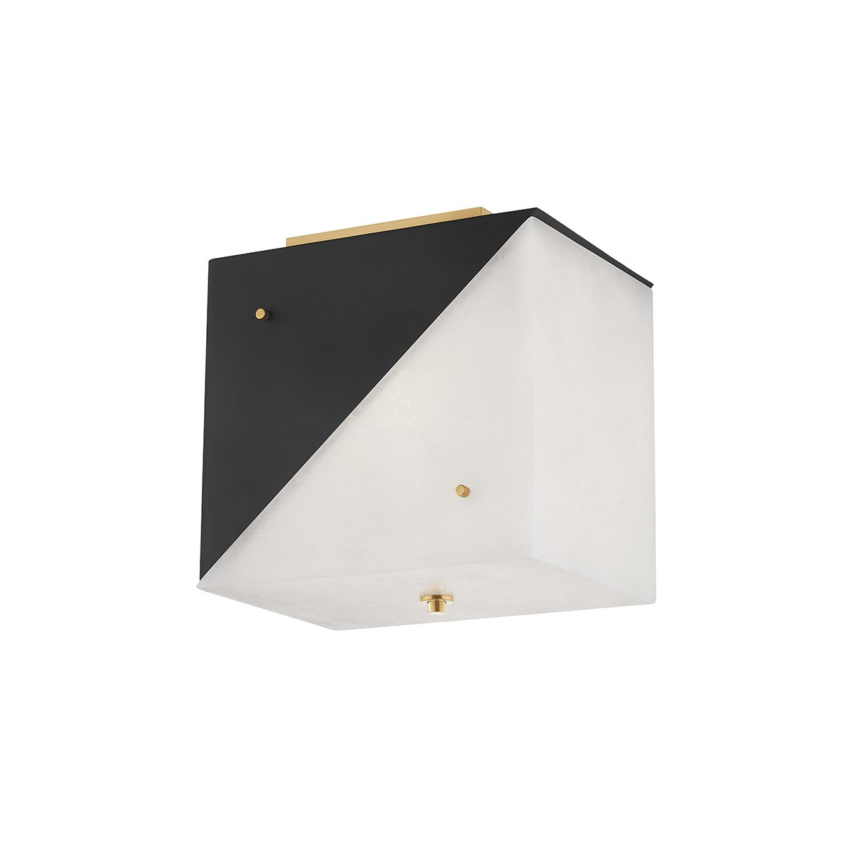Hudson Valley - KBS1351503-AGB - Three Light Flush Mount - Ratio - Aged Brass