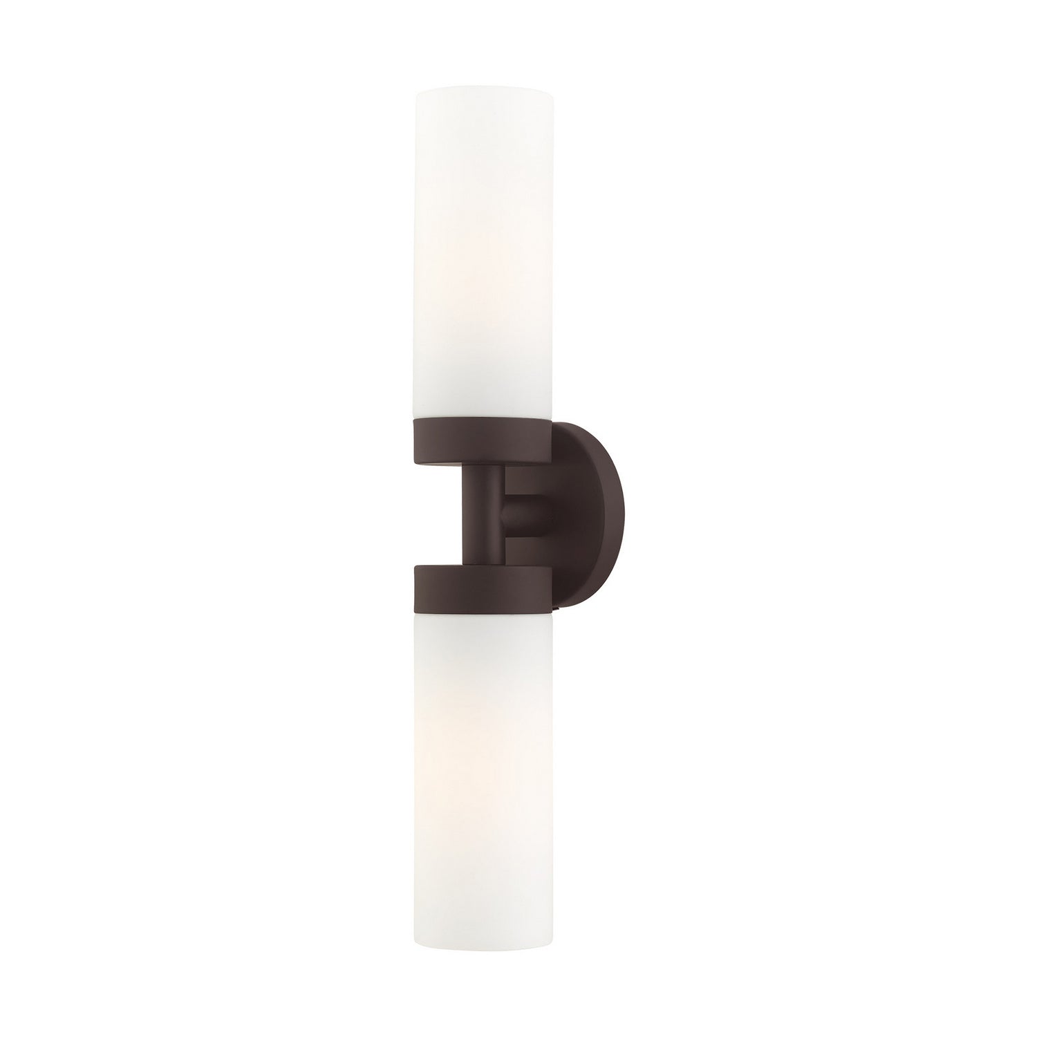 Livex Lighting - 15072-07 - Two Light Vanity - Aero - Bronze