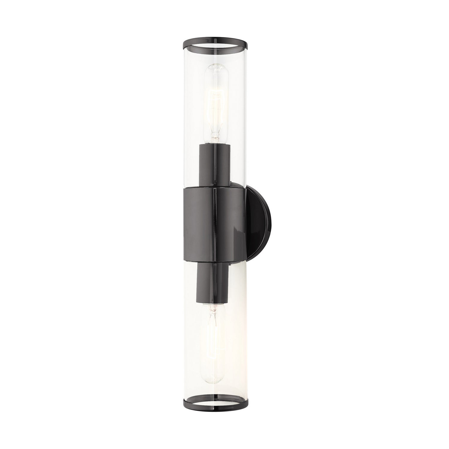 Livex Lighting - 17282-46 - Two Light Vanity - Banca - Black Chrome