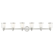 Livex Lighting - 40216-35 - Six Light Vanity - Middlebush - Polished Nickel