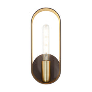 Livex Lighting - 45762-07 - One Light Wall Sconce - Ravena - Bronze w/ Antique Brasss